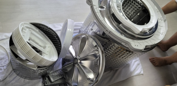 경주 세탁기 청소 후 깨끗한 상태